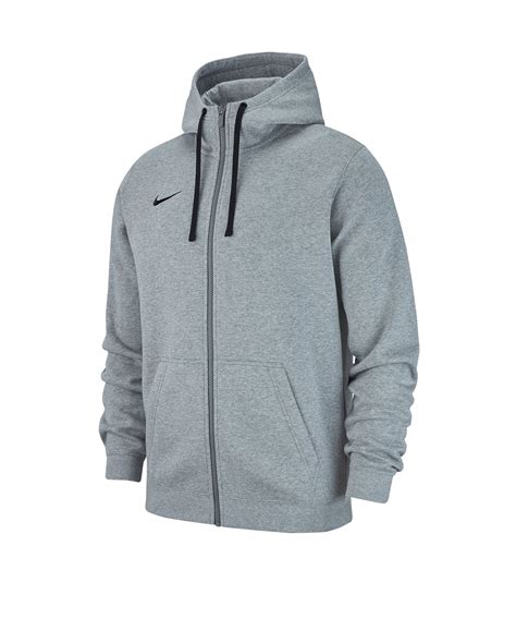 nike kapuzenjacke team club 19 fleece hoody grau weiß|Herren Fußball Hoodies & Sweatshirts .